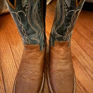J.B. Dillon Brown and Black Western Boots